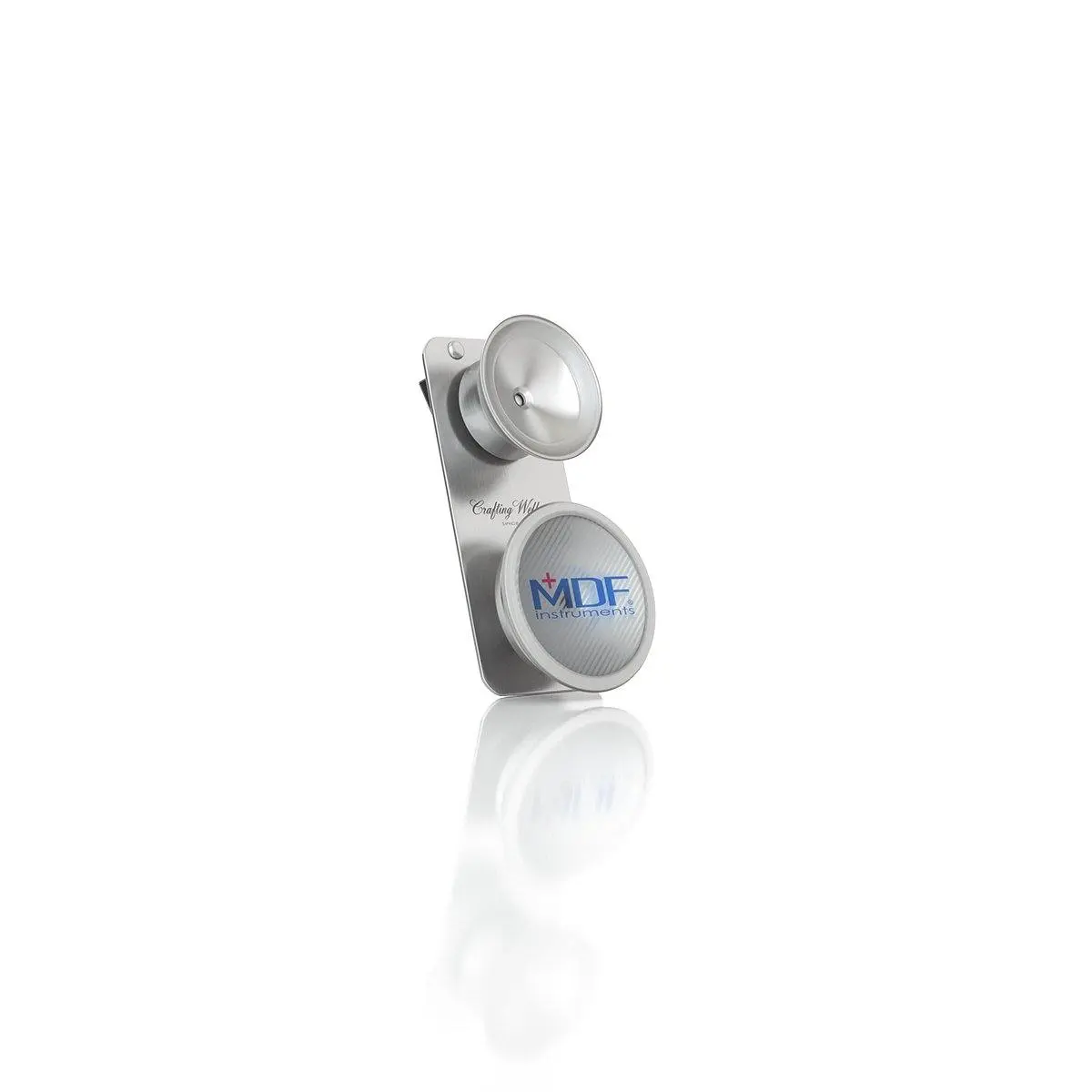 Pediatric Stethoscope Bell and Diaphragm Attachment - MD One® Epoch® Titanium Stethoscope Silver