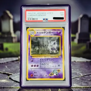 1999 Pokémon TCG Sabrina's Gengar Gym 2 Holo Card, PSA 7 Graded
