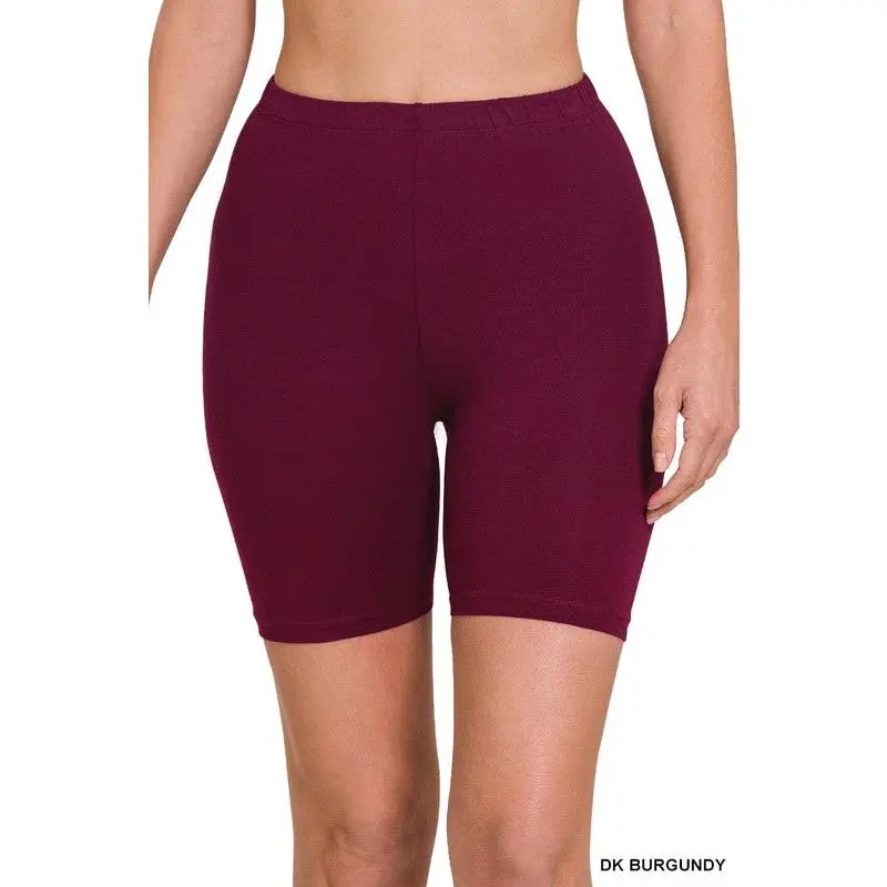 Premium Cotton Biker Shorts
