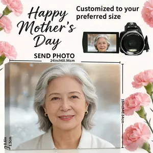 Custom Photo Canvas Painting Frame - Personalized Canvas Wall Art Transform Your Photos into Stunning Framed Wall Art, Digital Printed Photos on Canvas, Perfect for Home Decoration Gifts and Souvenirs