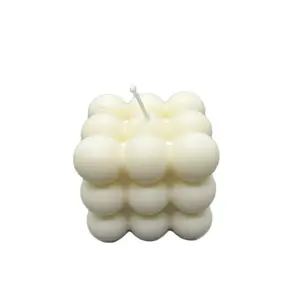 Infinity Luminance Cube Candle Geometric Elegance Artistic Home Decor Long-lasting Glow Handcrafted Unique Design Soy Wax Gift