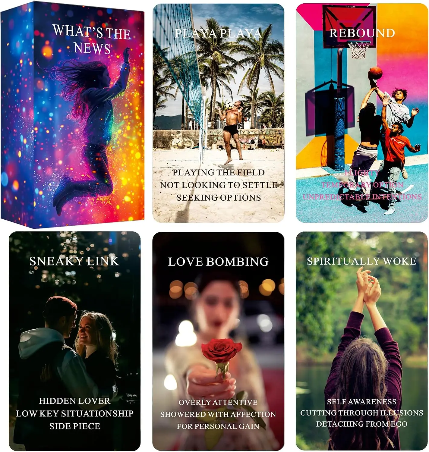 What's The News? Situations Oracle Cards, Tarot Cards for Beginners, Oracle Deck Used for Love, Career and Life Relationships