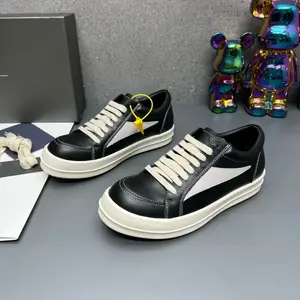 Ricks  Outdoor shoes inverted triangle high street owens  leather flat shoes increase simple fashion couple women's shoes.