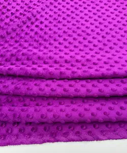 Magenta Minky Fabric