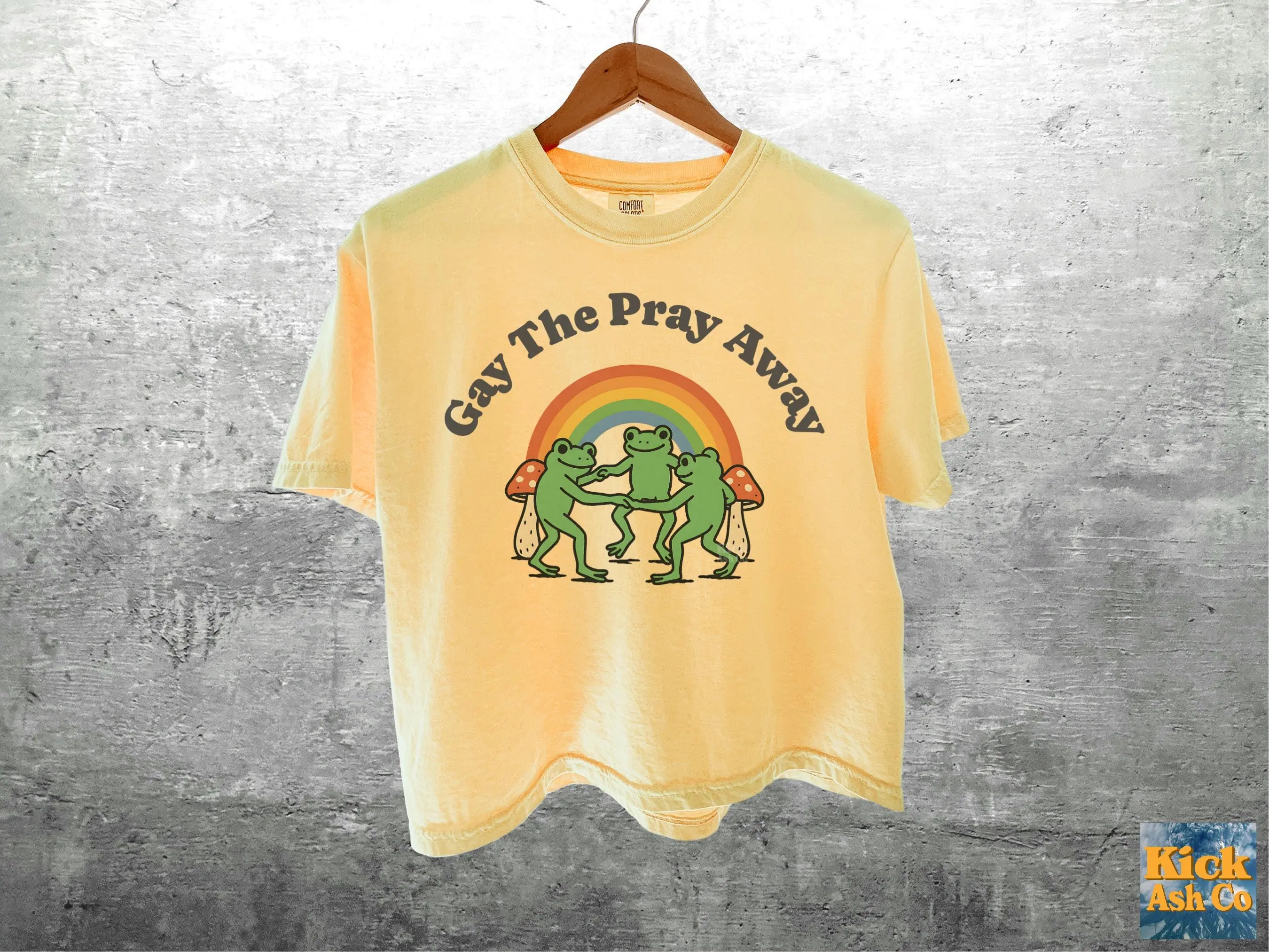 Gay The Pray Away Shirt Lgbt Lgbtq Lgbtqia Crop Top Boxy Tee 3023cl T-shirt Womens Mens Unisex