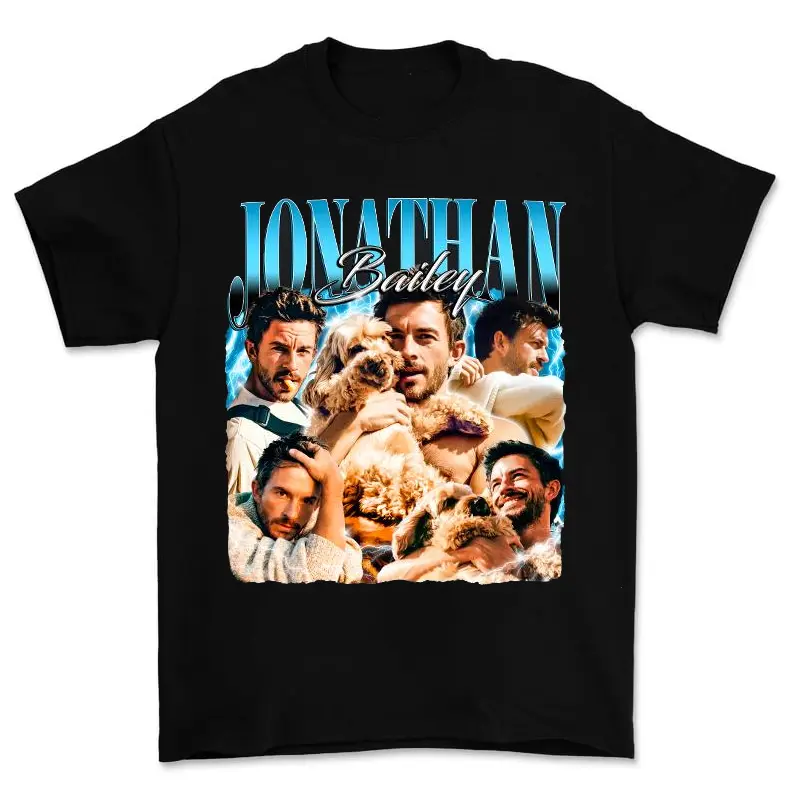 Jonathan Bailey Bootleg Vintage Shirt Bootleg Fan Tee Gift For Fans Retro Movie Graphic