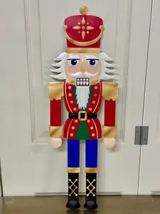 24 Inch Large Traditional Nutcracker Metal Sign