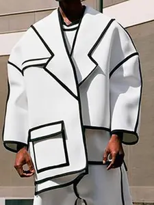 INCERUN Men's Loose Printed Long Sleeve Casual Blazer Jacket, Fashionable And Comfortable, Suitable for Daily Wear