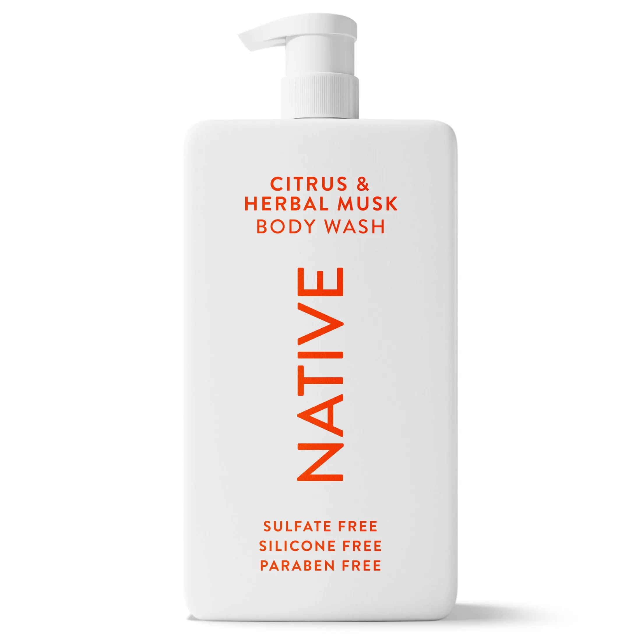 Native Body Wash, Citrus & Herbal Musk, Sulfate Free, for Women & Men, 36 fl oz