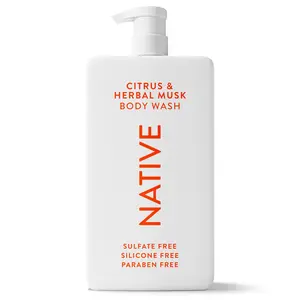 Native Body Wash, Citrus & Herbal Musk, Sulfate Free, for Women & Men, 36 fl oz