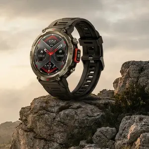 Military Smart Watch for Men Answer Dial Calls 1.45" Fitness Tracker with Flashlight Compass Heart Rate 120+ Sports Modes IP68 Waterproof Smartwatch Wristwatch