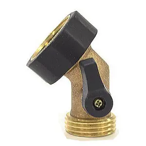 FISKARS 583664 Green Thumb Brass Gooseneck Coupling, Gooseneck Type Household Appliance Part for Hard Reach Areas