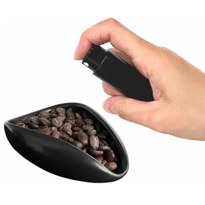 Coffee Bean Scale Dish Display Plate Measuring Tray Ceramic Coffee Powder Catcher Tea Saucer Set