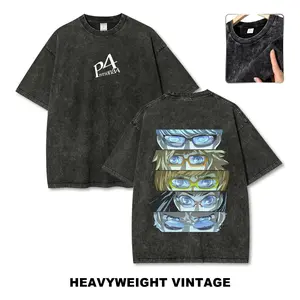 Persona 5 Game Vintage Tee 90s Graphic Tees Men's t Shirts Graphic Tee t Shirts Funny Graphic Tee Good Graphic Tees Men's Graphic Tees Streetwear Outfits Men Vacation Outfits Oversized Tshirt Men