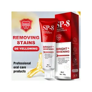 SP-8 Toothpaste |Advanced OralCare With Probiotics |Long-Lasting Fresh Breath& Enamel Protection L4.59oz