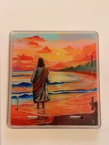 Acrylic Pen Holder-Walk By Jesus