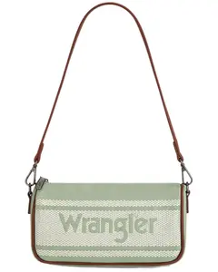 Wrangler Women's Logo Hobo Shoulder Bag - Wg171-2008 Lgn