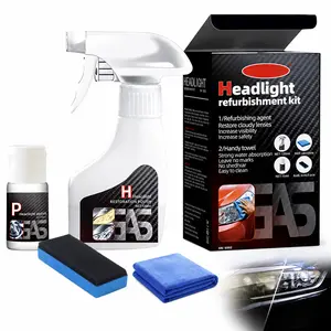 OGAS DD-0031A 180ml Car Headlight Refurbishing Crystal Plating Repair Liquid, Vehicle Lamp Repair Daily Car Beauty Maintenance, Heat Humidity Resistant Light Renovation Solution, Long-Lasting Clear Anti-Yellowing Auto Decor Essential