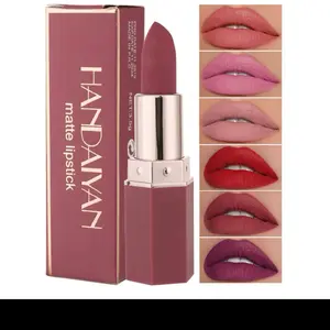 Moisturizing Matte Lipstick Set, 6 Shades, Full Size Lipsticks (5), 1.23 Ounce (Pack of 1) Gloss Berry