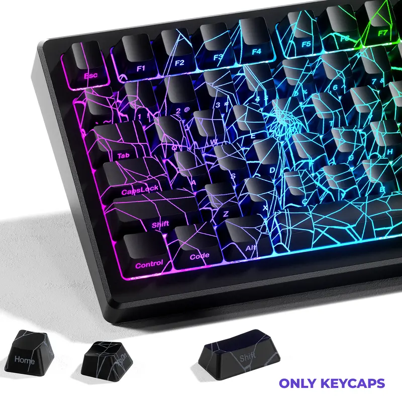 XVX Venom Metal Texture Translucent ABS&PC Artisan 61 / 120keys