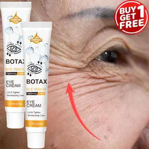 BOTAX Eye Cream 2pcs，provides lifting, firming, and moisturizing care, containing hyaluronic acid, bee venom, and vitamin C.  It targets the delicate skin around the eyes, deeply moisturizing and soothing eye fatigue.  It has a refreshing texture.