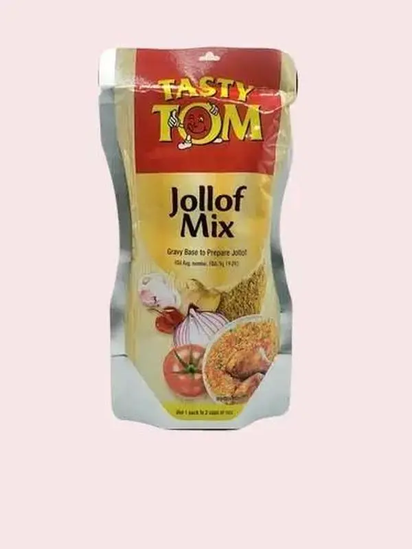 Tasty Tom Jollof Mix | Jollof Rice Seasoning Mix | Pack of 3 Tasty Tom Jollof Mix | Jollof Rice Seasoning Mix | Pack of 3
