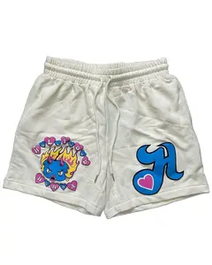 Cream Bop Shorts