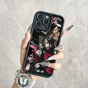 Arcane Vi Collage Punk Rock Pattern Printed Case for iPhone 16 Pro Max 15 14 13 12 11 XR XS Plus Shockproof Soft TPU Anime Aesthetic Back Cover Gamer Gift