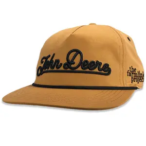 John Deere The Farmlink Project Embroidered Rope Hat - Construction Brown
