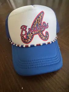 Leopard Braves Trucker Hat