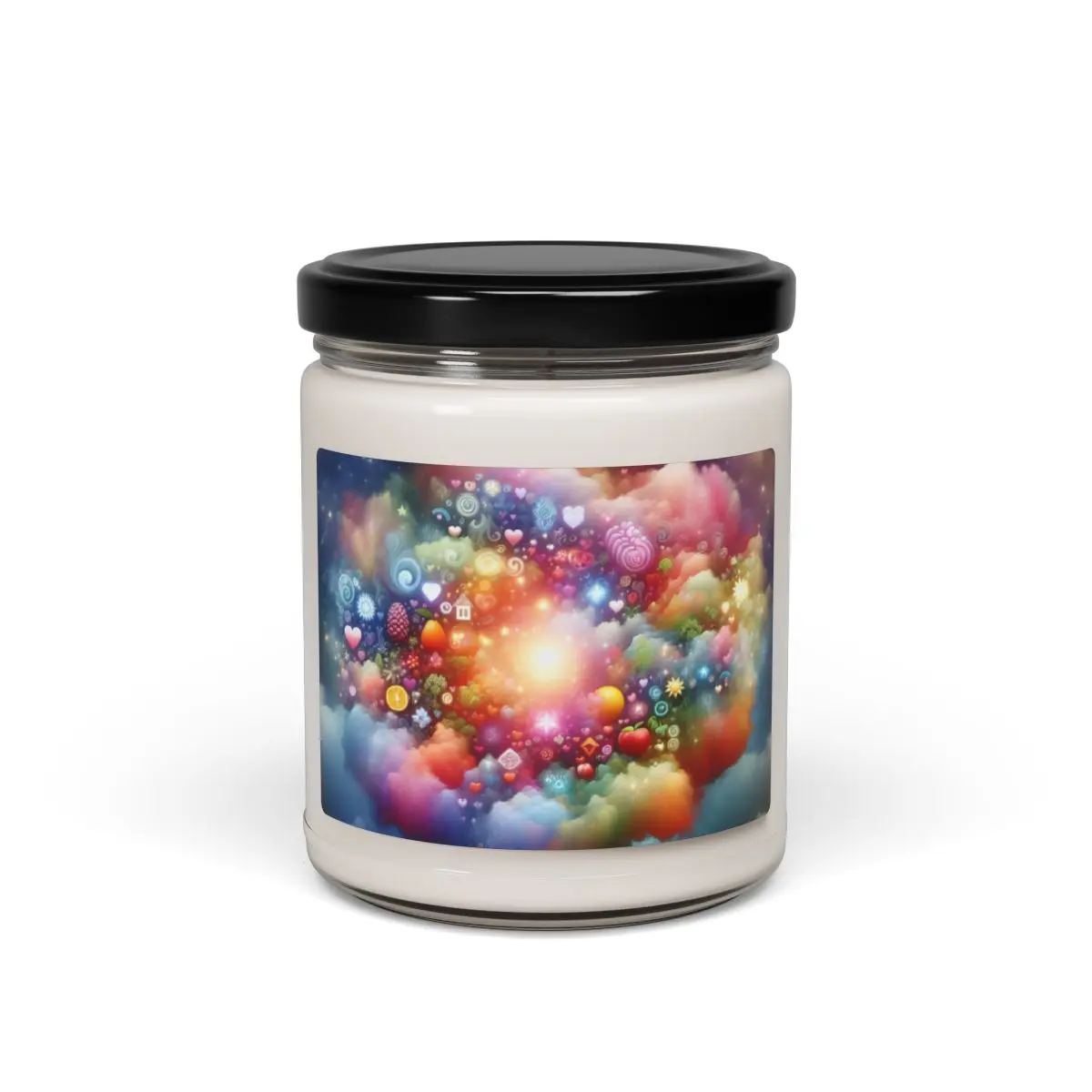 Christmas Vanilla Soy Candle - Eco-Friendly & Non-Toxic - 9oz Glass Vessel - Burning Time 50-60 Hours - Home Decor Gift for Her - Cozy Scent Aroma