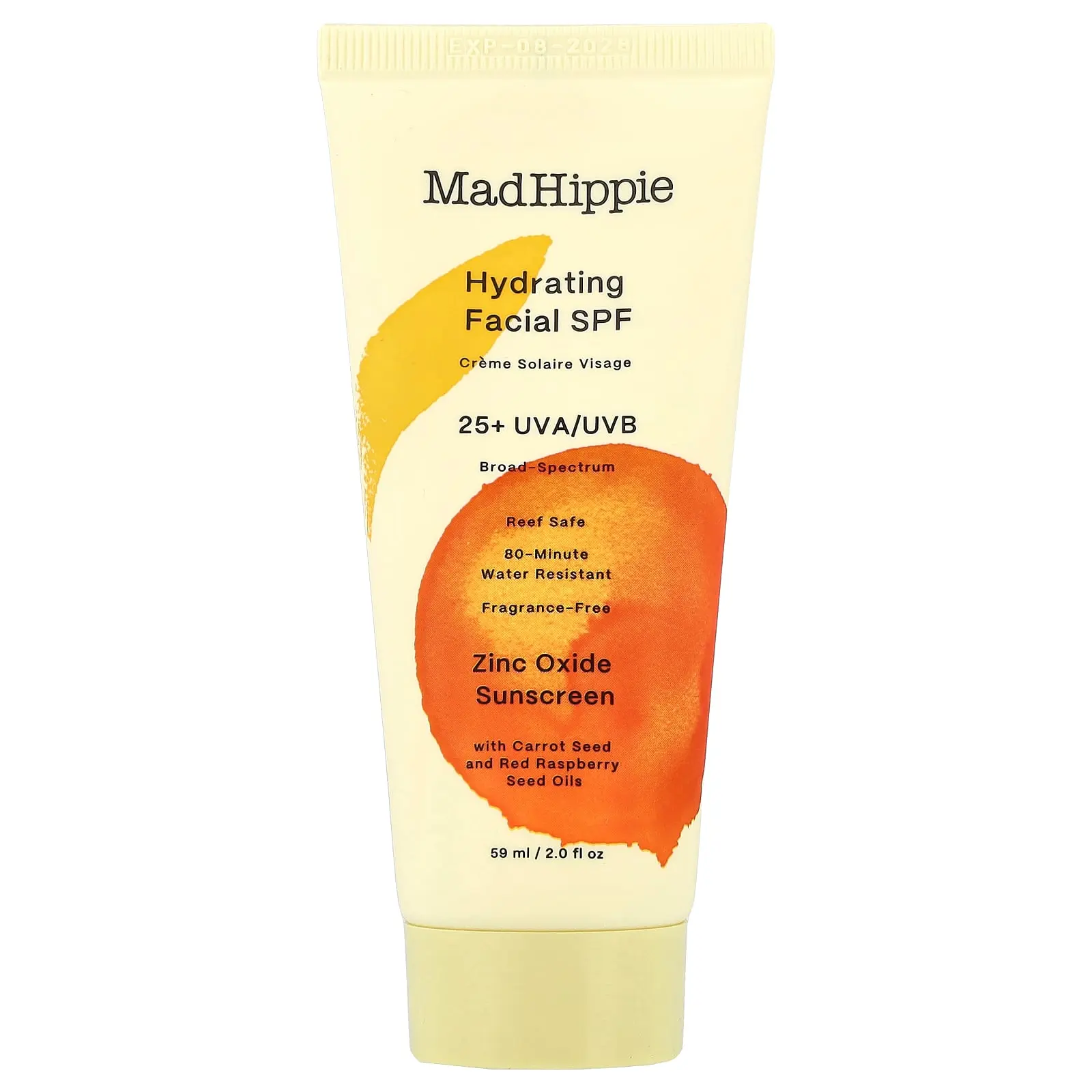 Mad Hippie Hydrating Facial SPF, Fragrance Free, 2 fl oz (59 ml)