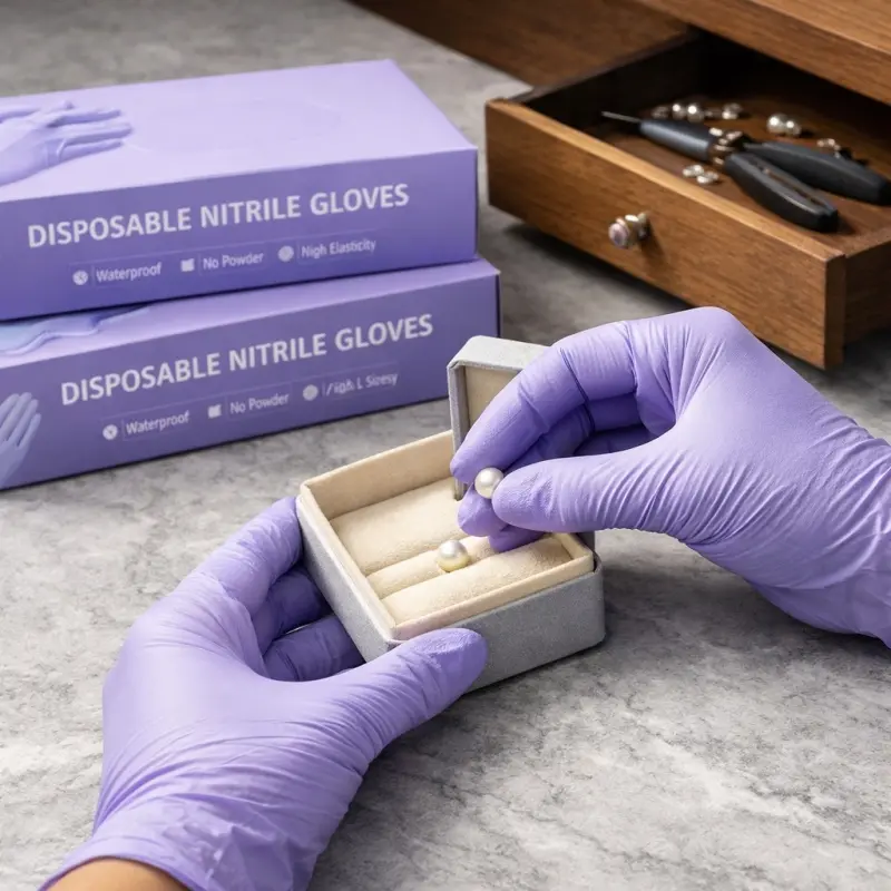 1000 Disposable Purple Nitrile Gloves, 4.6 Mil, Soft Touch, Powder-Free like Latex, Ideal for Tattooing, Haircutting, Painting, Pet Care, Dishwashing, Daily Home Cleaning, Practical for Life, Available in Violet, Lavender, Lilac, Top Choice for Festi
