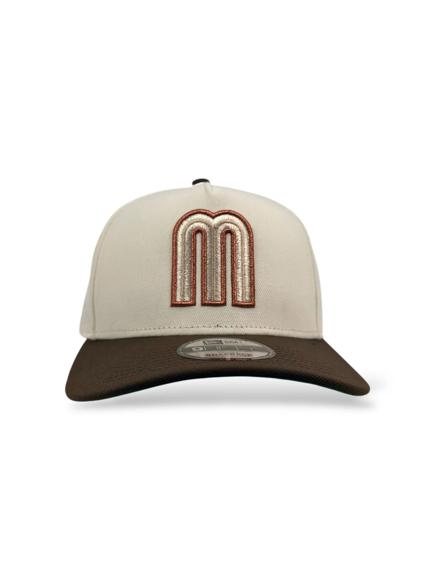 9Fifty A-Frame Snapback Mexico World Baseball Classic Chrome/Walnut - Green UV