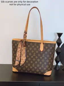 Large Capacity Crossbody Bag, Elegant Retro Handbag, Fashionable Colorblock Commuter Bag, All Season Simple Large Shoulder Bag, Fashionable Patterned Bag