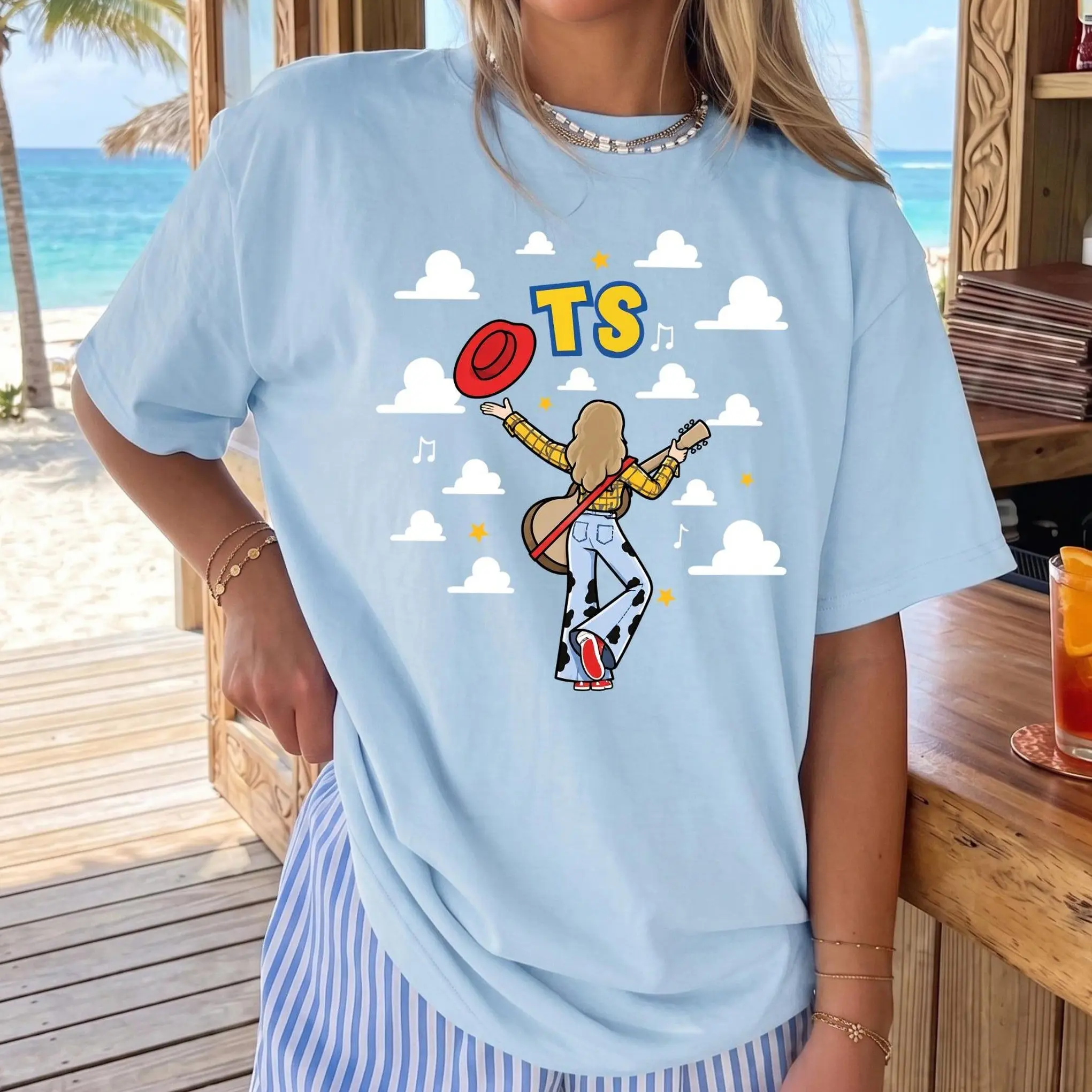 Comfort Colors Story 13 Cloud Summer Beach Y2k Graphic Tee, Music Unisex T-Shirt - Perfect Gift for Fans