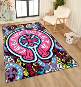 Pink Chrome Doormat, Chrome Doormat, Doormat Chrome, Machine Washable Doormat,Living Room Indoor Carpet,Non-Slip Doormat,Office Doormat, Area Doormat, Hausewarming gift