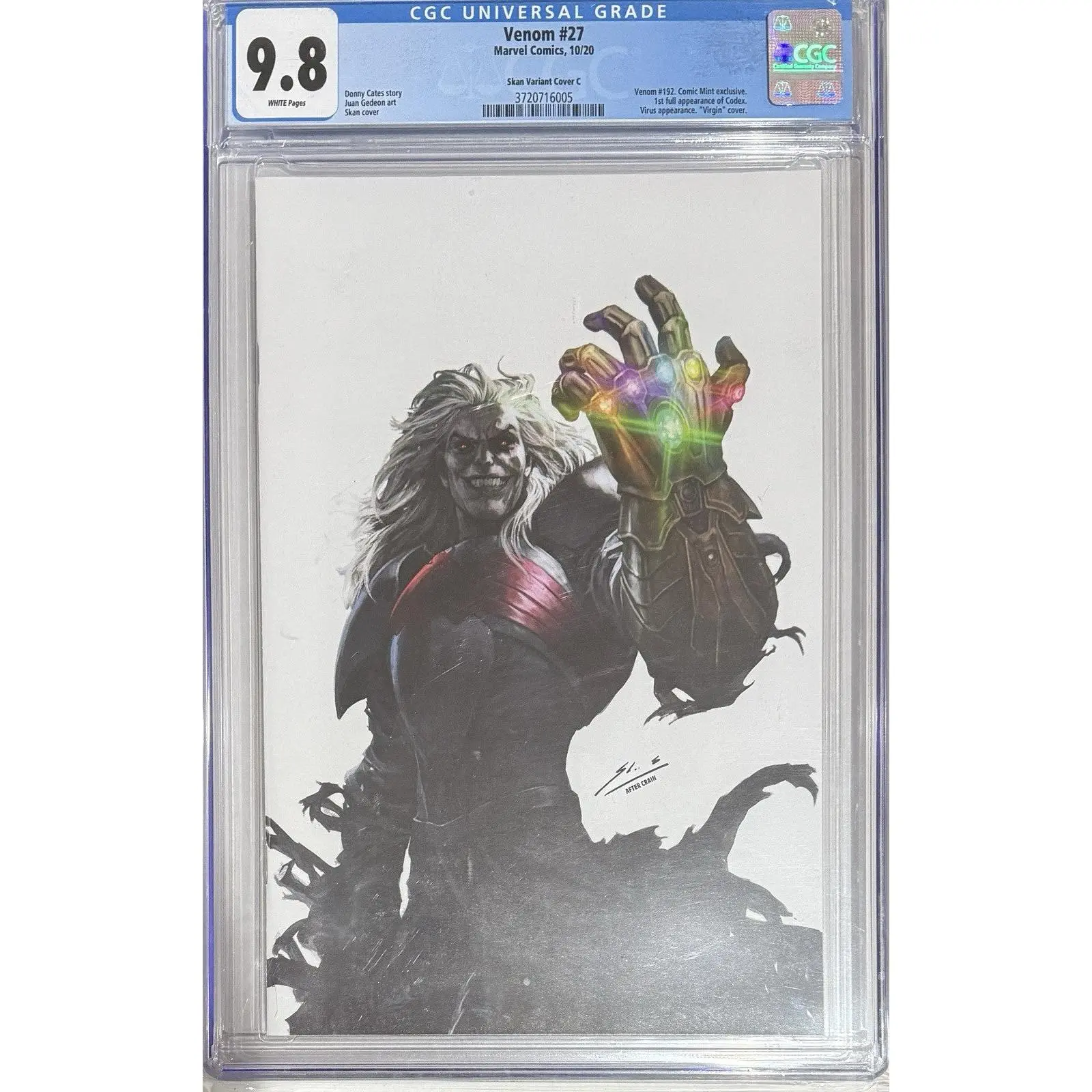 Venom #27 (2020)  CGC 9.8 Skan Variant Cover C