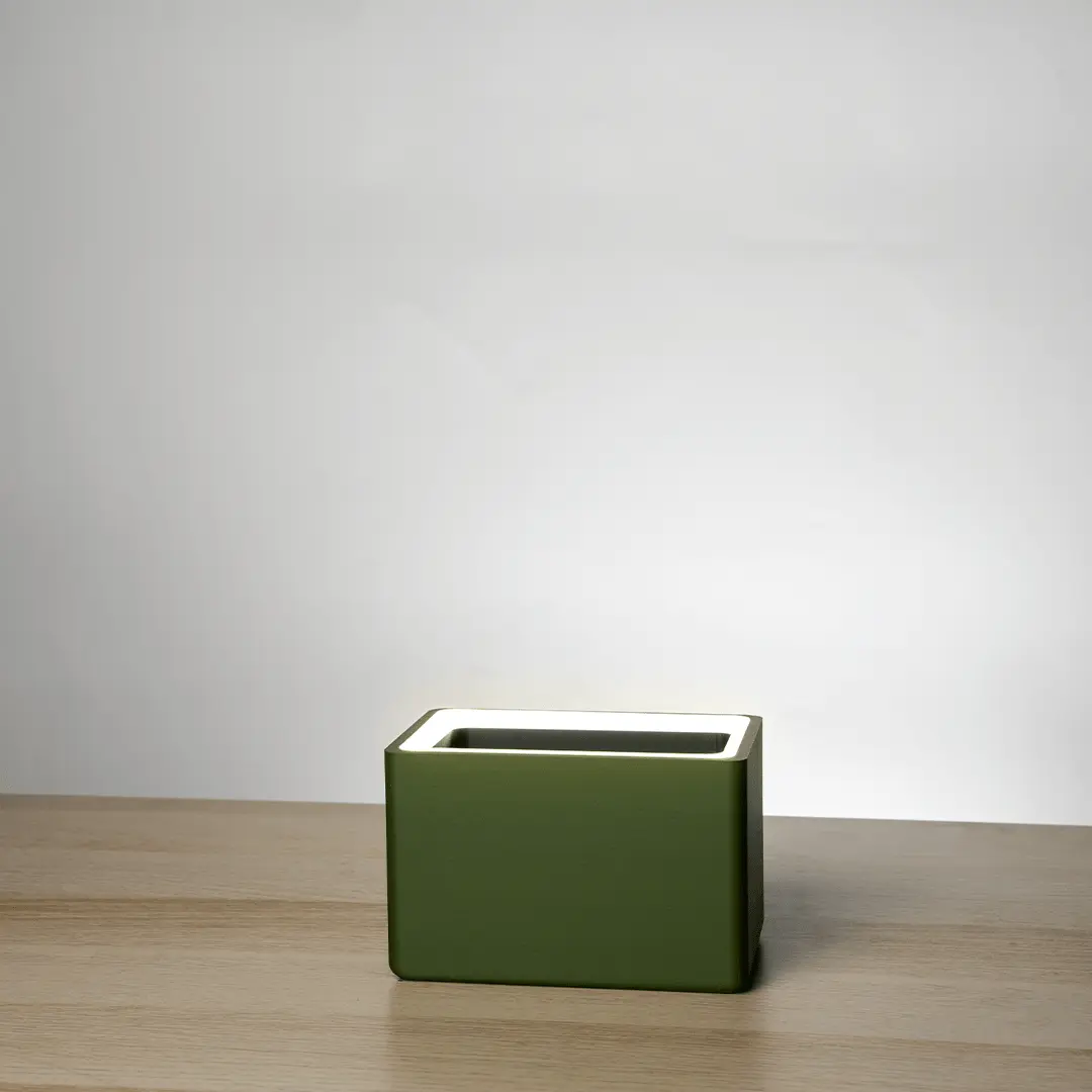 Retro Table LED Planter - Zen Sage