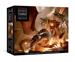 The Rise of Tiamat Dragon Puzzle (Dungeons & Dragons): 1000-Piece Jigsaw Puzzle Featuring the Queen of Evil Dragons: Jigsaw Puzzles Foradults -- Official Dungeons & Dragons Licensed, Game