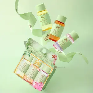 Pixi Tonic Trio Kit - Glow Rose & Vitamin-C Tonics for Radiant Skin - Festive Set for Gifting or Travel