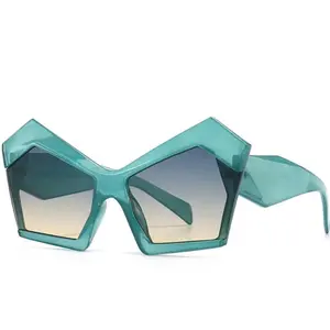 Green Cateye Butterfly frames with clear lens