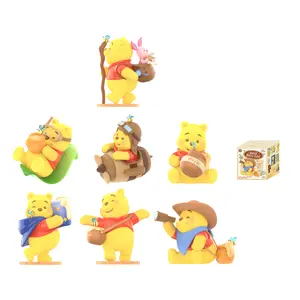 【TOPTOY】Disney Winnie the Pooh 100th Honey Quest Series Figure Blind Box, Cute Figures, Desktop Ornament, Collectible Toys, Birthday & Holiday Gift