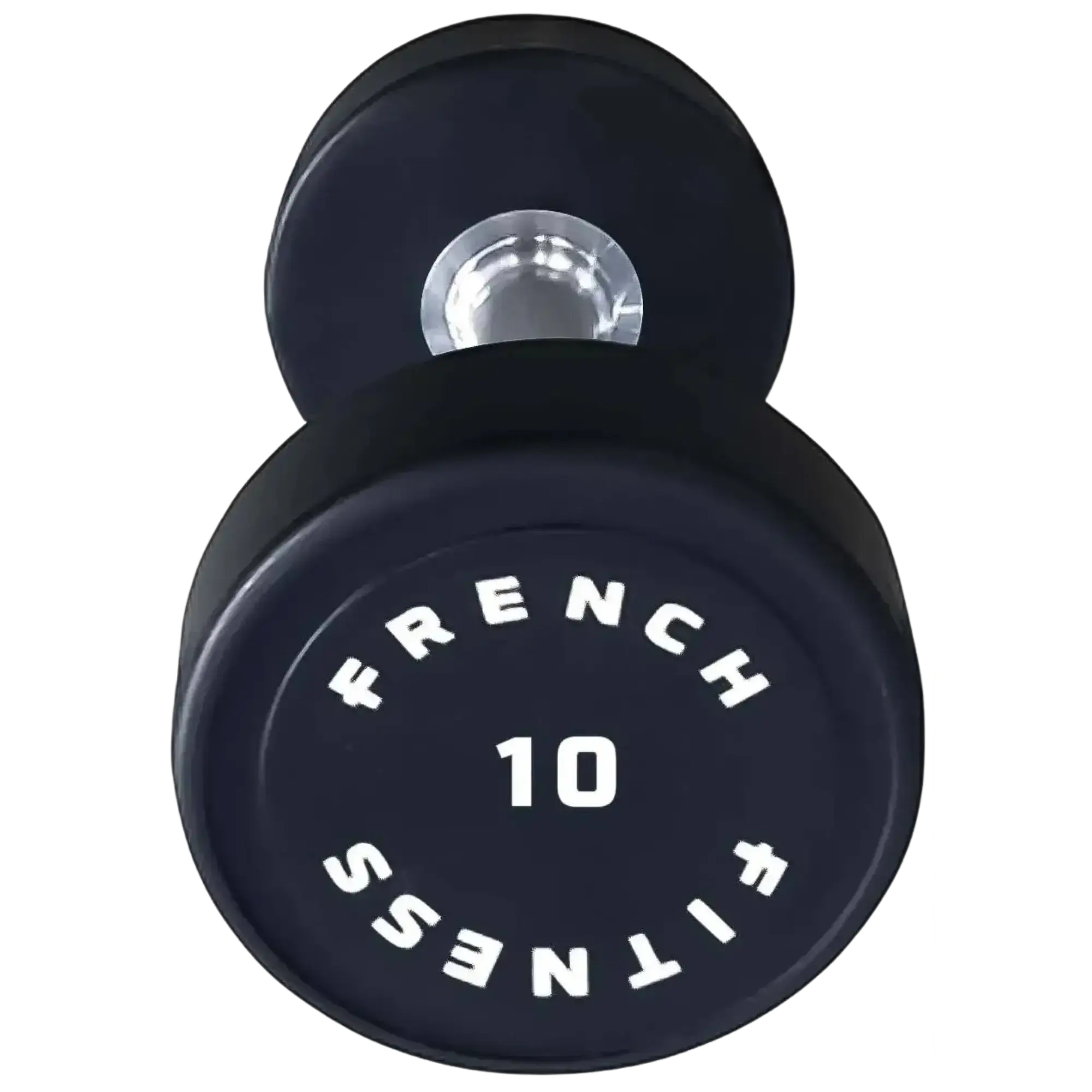 French Fitness Urethane Round Pro Style Dumbbell 10 lbs - Single (New)
