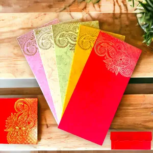 Timeless Paisley Shagun Money Envelopes | Elegant Cash | Gift Envelopes for Weddings, Eid, Diwali, Christmas | Cherish Moments With Tradition