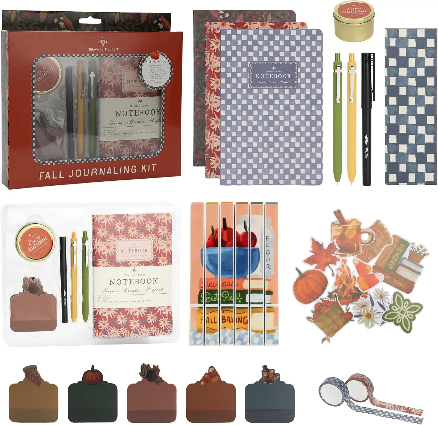 Mr. Pen Selah Fall Bible Journaling Kit, Limited Edition, Journals, Gift Set, Gift for Women