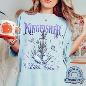 Quicksilver Book Kingfisher Shirt Fantasy Bookish Merch Romantasy Gift Callie Hart Quicksilver Romance Novel Shirt
