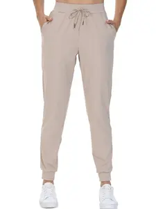 Athletic Joggers for Women with Pockets Workout Running Track Pants Golf Stretch Tapered Comfy Gym Active Training Sport Sweatpants Lounge Casual Travel Jogging Outfits Trendy Clothes