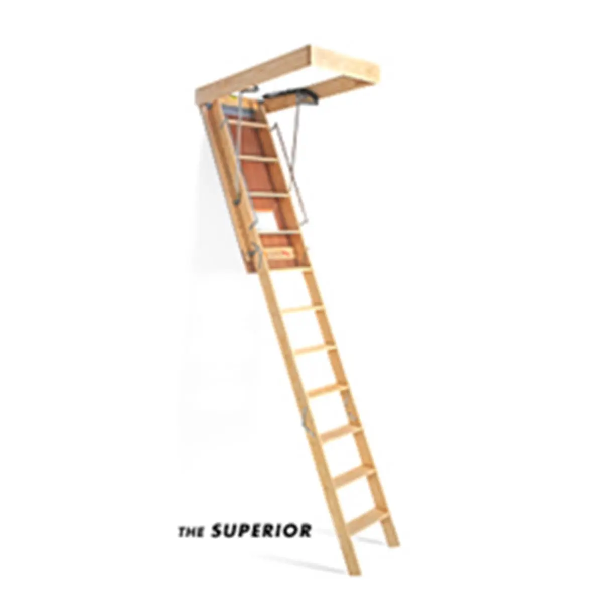 212 MAIN Marwin S-81 Superior Attic Stair - 22.5x54 Plywood Panel, 10ft Height Heavy-Duty Adjustable Ladder, 300 Lb Capacity (for Sailing & Outdoor Water Sports Use)