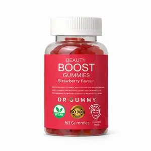 Beauty Boost Gummies – Collagen + Hyaluronic Acid for Skin Hydration Support, Antioxidant Blend Resveratrol, CoQ10, Astaxanthin, Hair Skin Nails, 60 Gummies